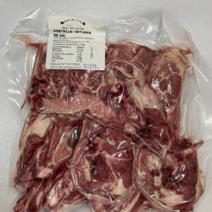 Costelles i mitjanes de xai
